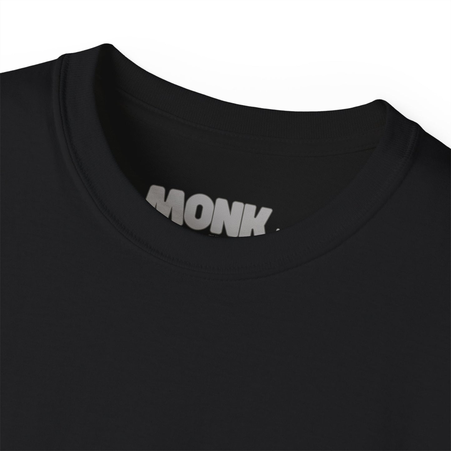 Help Gaza Skateboarding Adult 100% Cotton T-shirt Monk Neck Detail Black Color