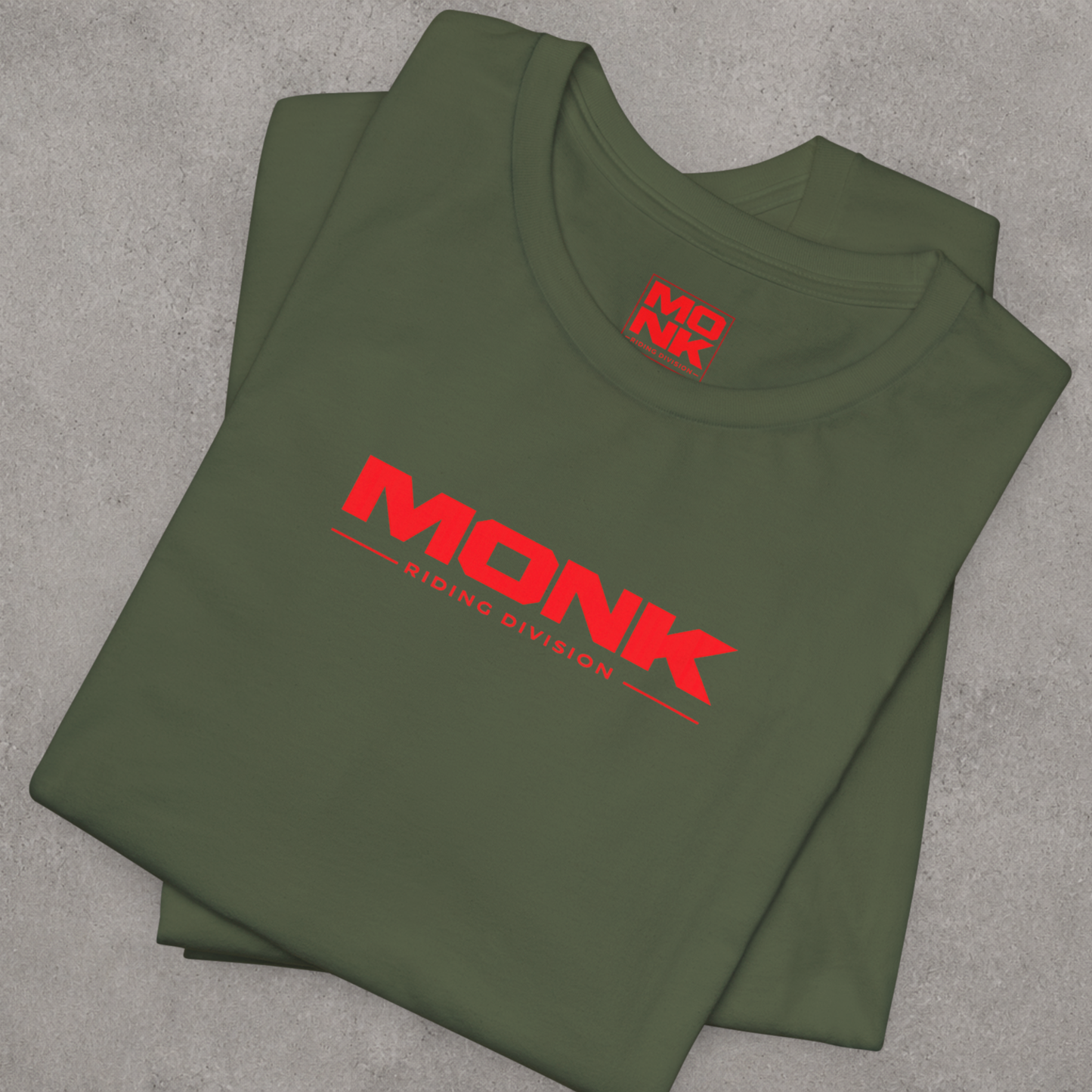 Premium youth streetwear t-shirt featuring the Army artwork by MONK.