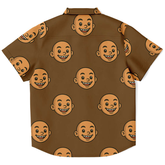 Kids/Youth Hawaiian Shirt - Smiling Monk