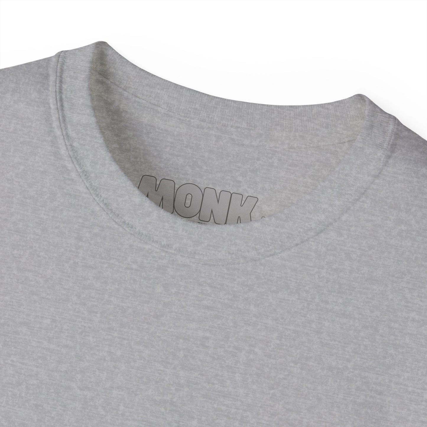 Help Gaza Skateboarding Adult 100% Cotton T-shirt Monk Neck Detail Grey Color