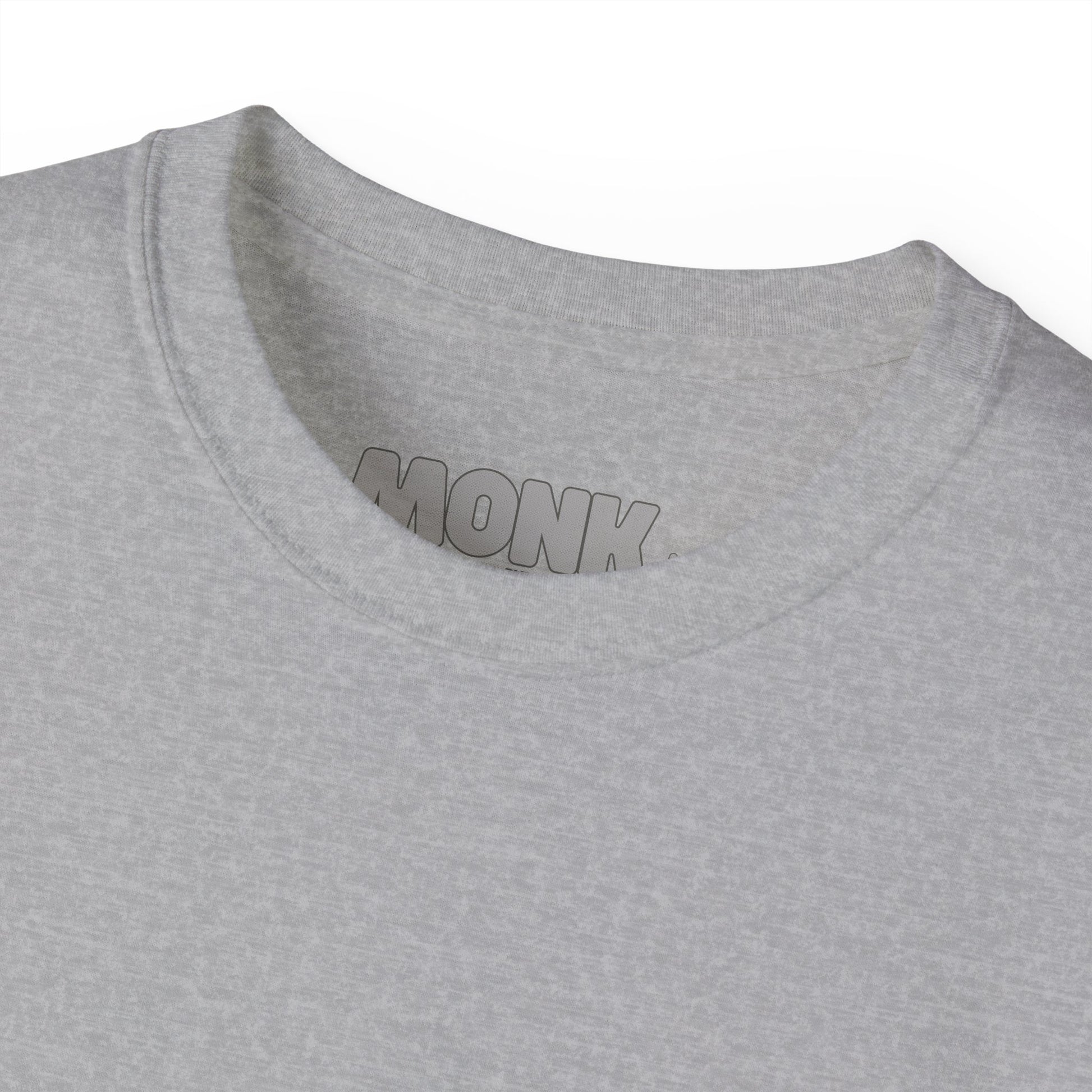 Help Gaza Skateboarding Adult 100% Cotton T-shirt Monk Neck Detail Grey Color
