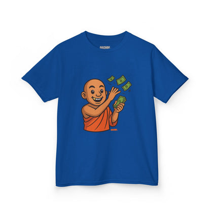T-shirt Youth 100% Cotton Give To Receive Front View True Royal Color