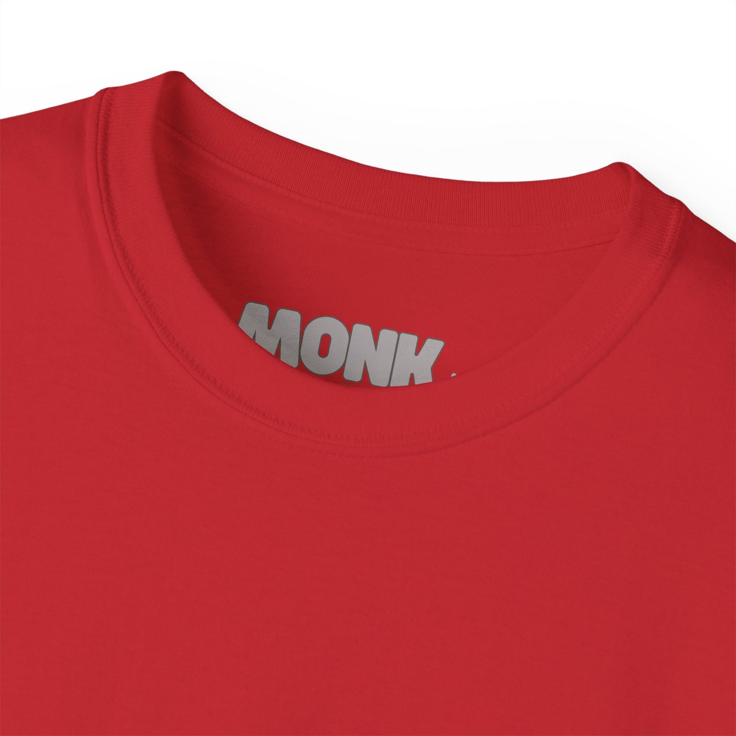 Help Gaza Skateboarding Adult 100% Cotton T-shirt Monk Neck Detail Red Color