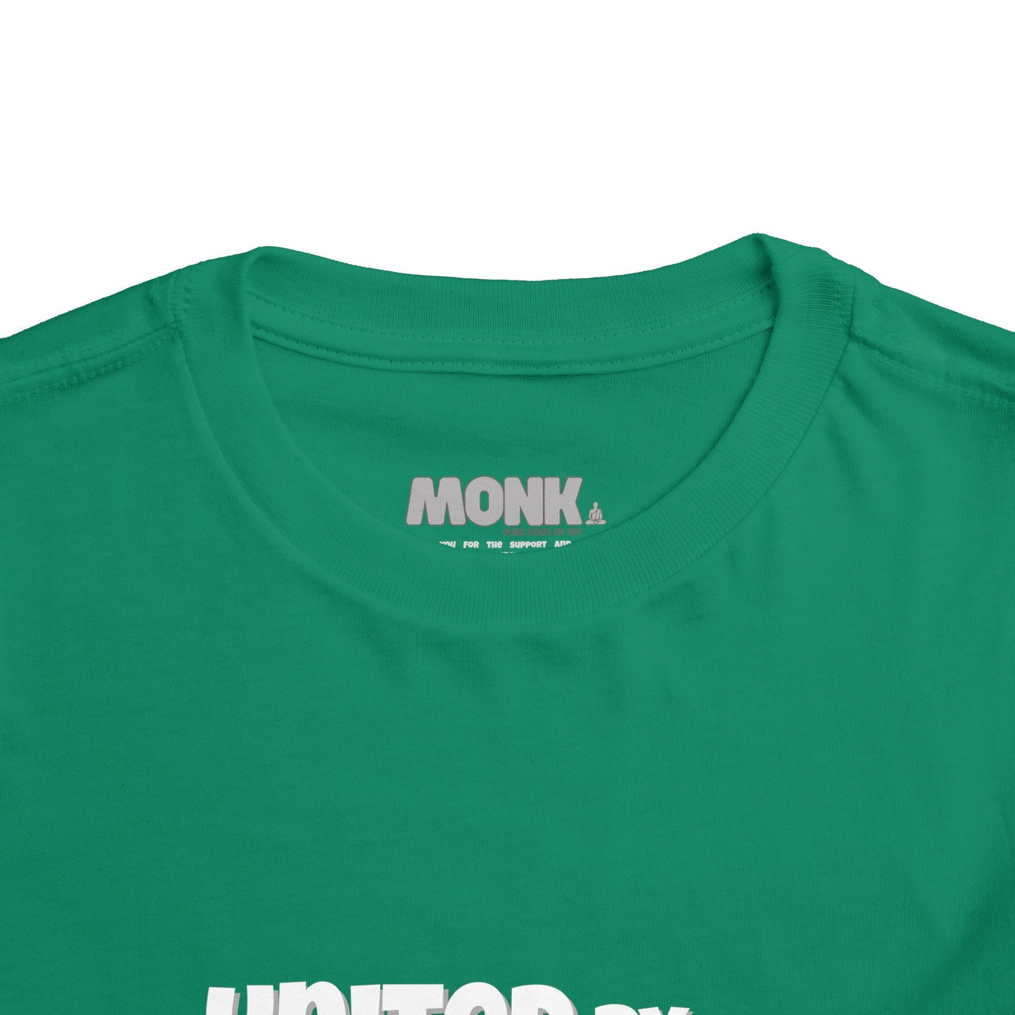United For Gaza Skateboarding T-Shirt 100% Cotton Neck Detail Green Color
