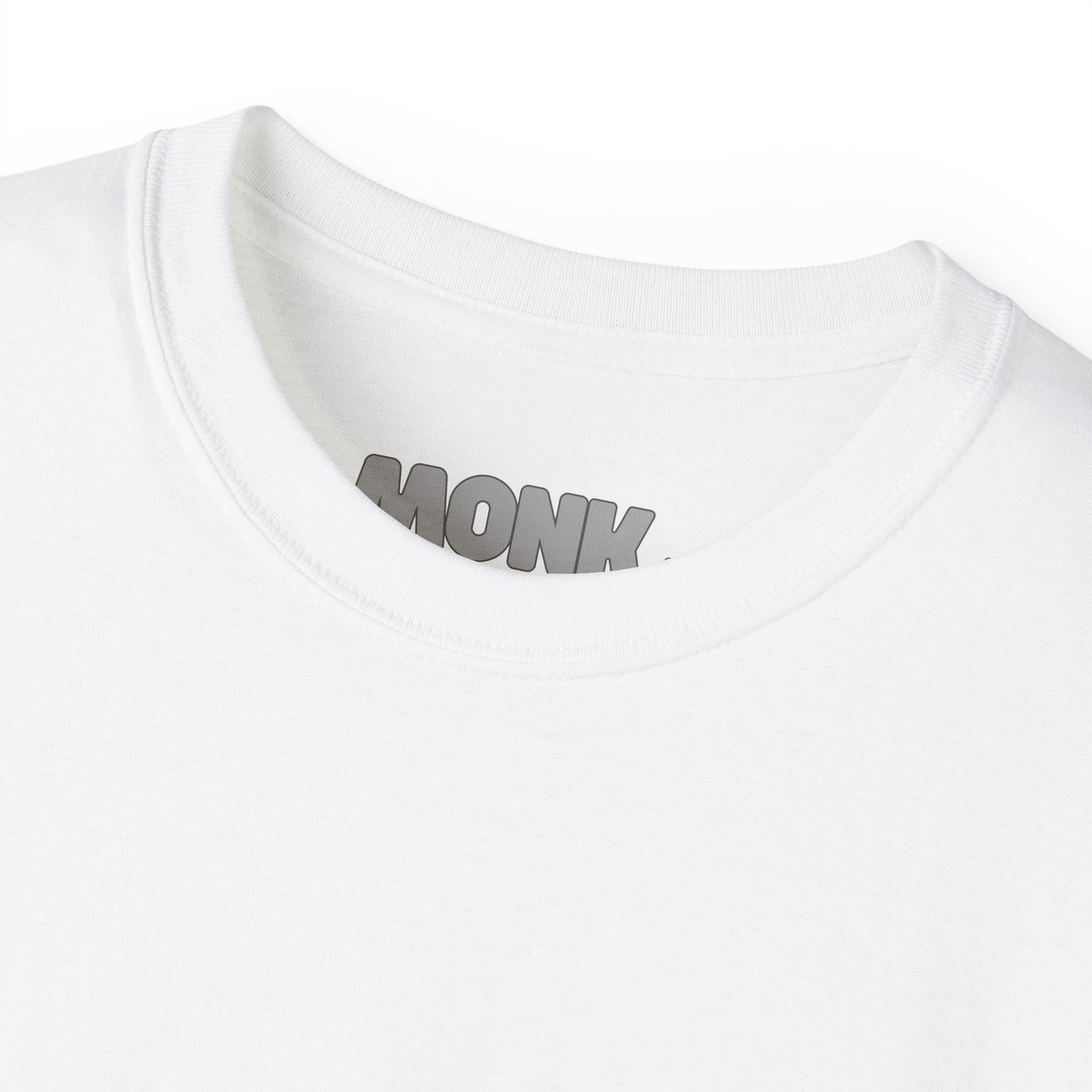Help Gaza Skateboarding Adult 100% Cotton T-shirt Monk Neck Detail White Color