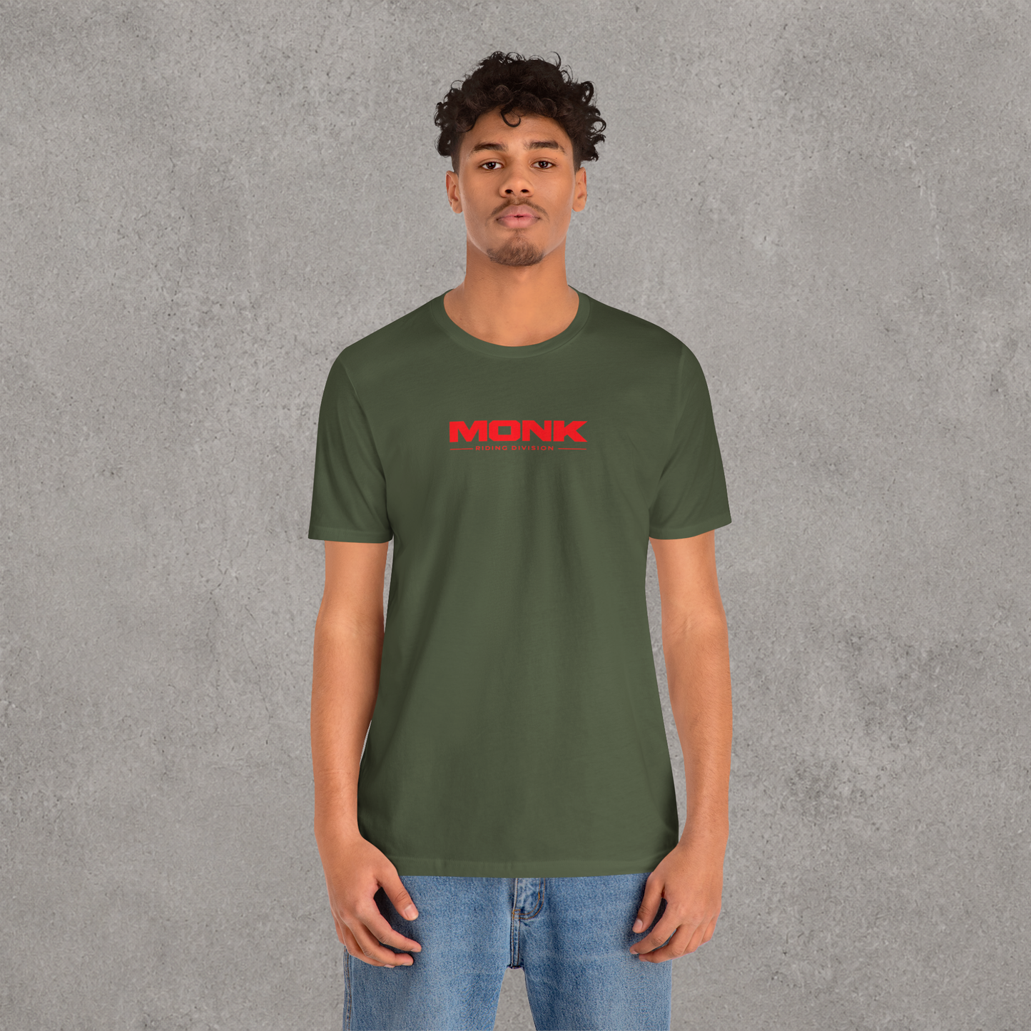 Young rider wearing the Army t-shirt in an urban environment inspired by freestyle scootering culture.