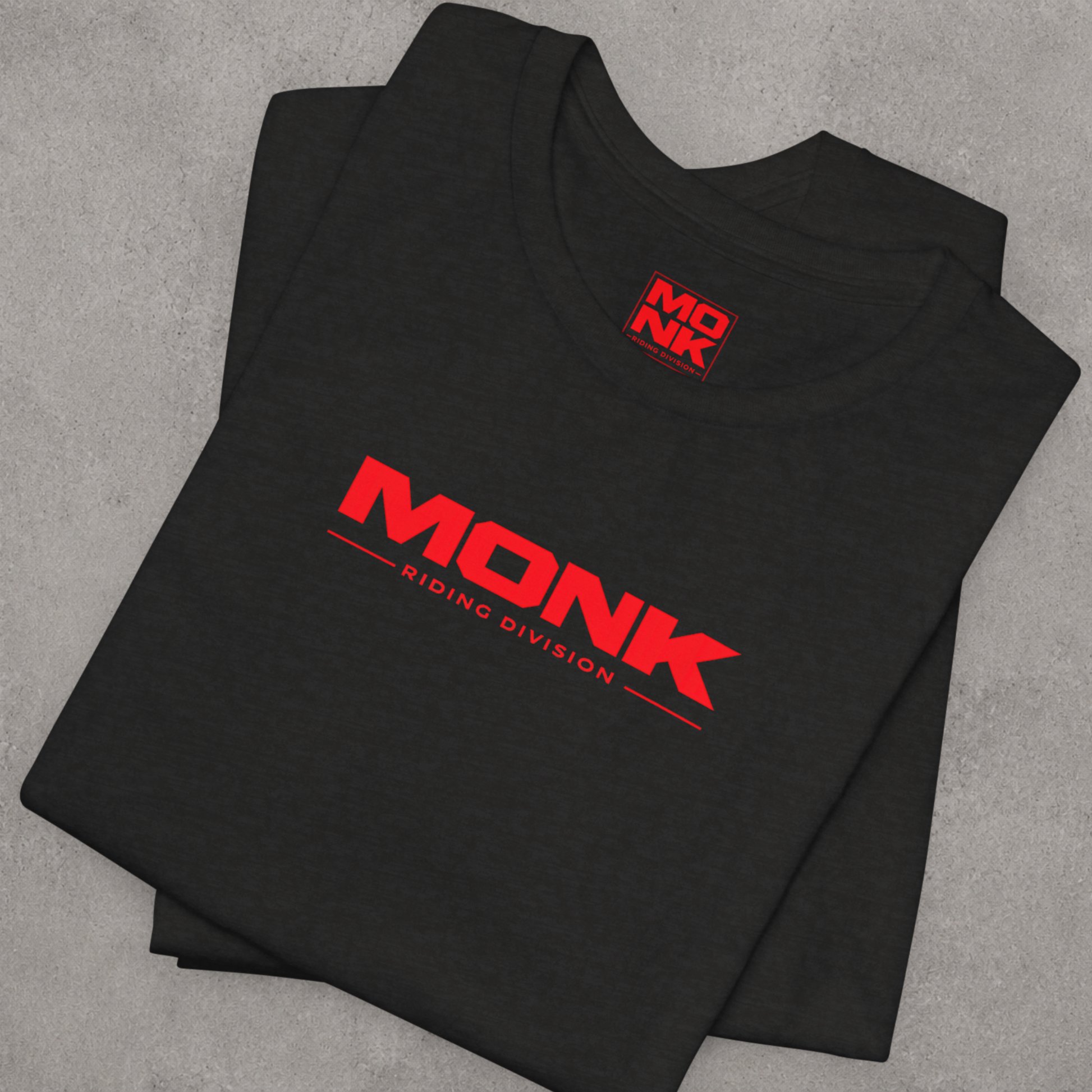Dark Force graphic artwork printed on a premium streetwear t-shirt by MONK.