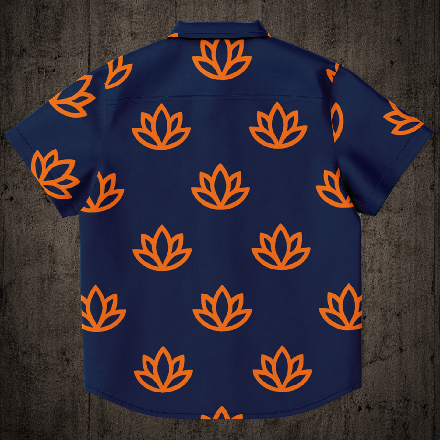 Lotus Flower Hawaiian shirt featuring bold floral graphics, lightweight fabric and urban-inspired style.