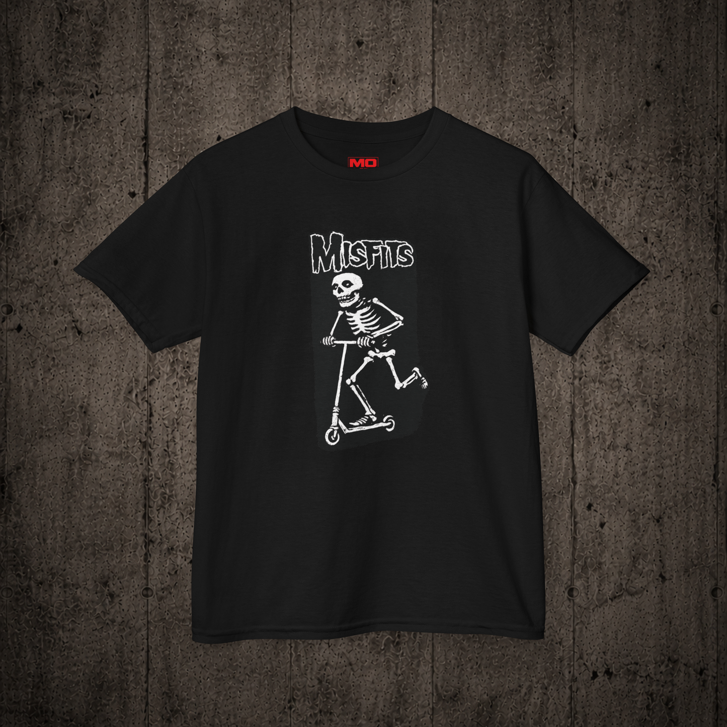 Misfits Youth graphic t-shirt in Black inspired by freestyle scootering and urban riding culture.