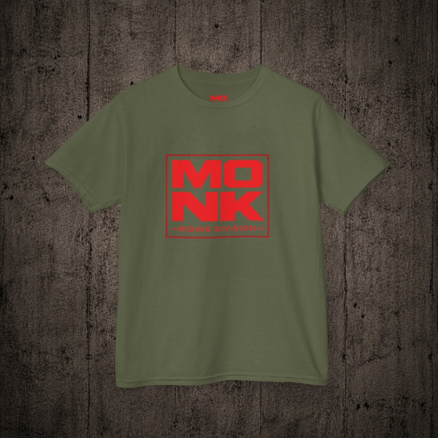 Riding Division Youth graphic t-shirt in Military Green inspired by freestyle scootering culture.