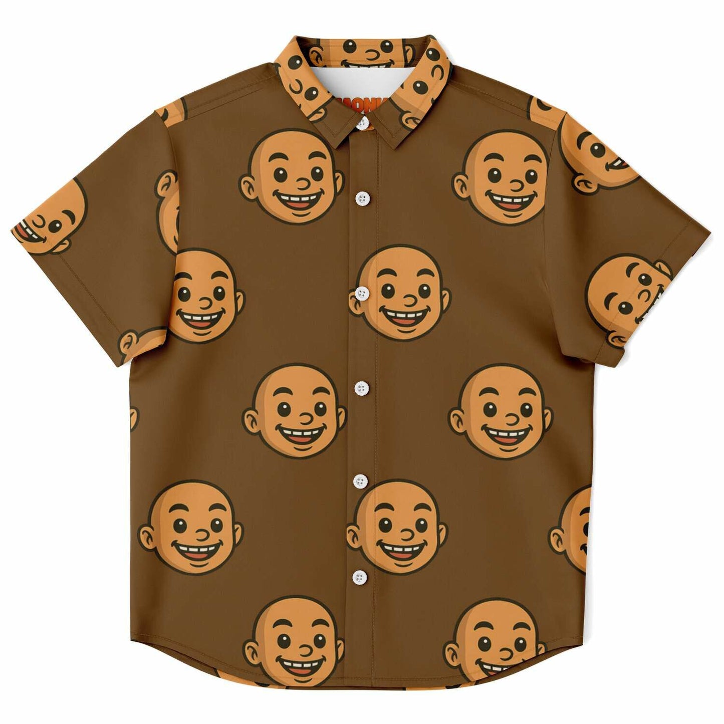 Kids/Youth Hawaiian Shirt - Smiling Monk